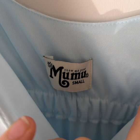 Show Me Your Mumu Caitlin Ruffle Maxi Dress Women's Size Small - Picture 6 of 8